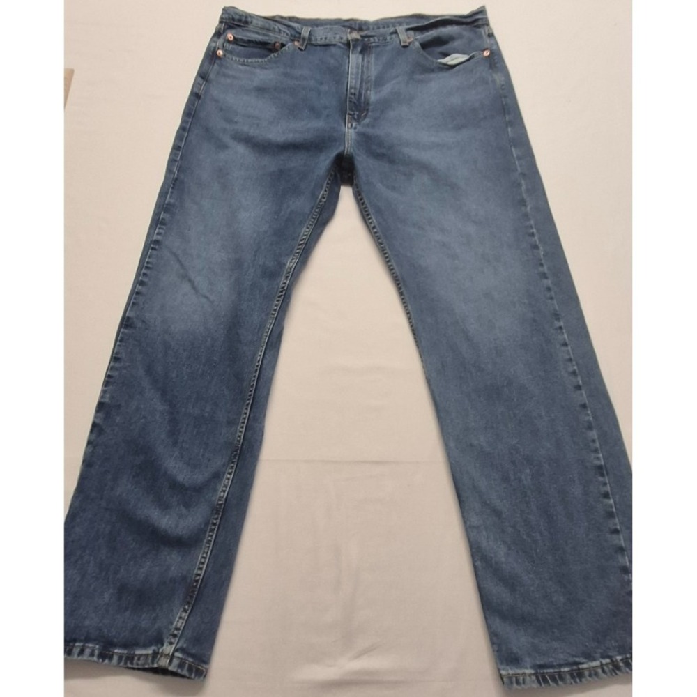 Levi‎ 505 Men's denim blue jeans 40x30 medium wash Cotton